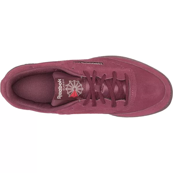 imageReebok Mens Club C 85 SneakerMaroonModern BeigeGum