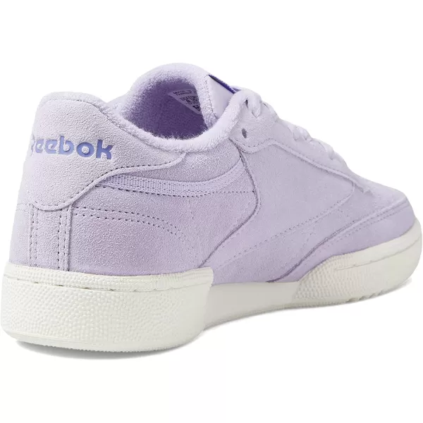 imageReebok Mens Club C 85 SneakerPuroasCozy PurpleChalk