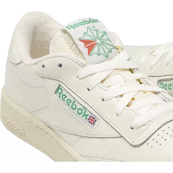 imageReebok Mens Club C 85 SneakerTopchalkPaperwhiteGlen Green