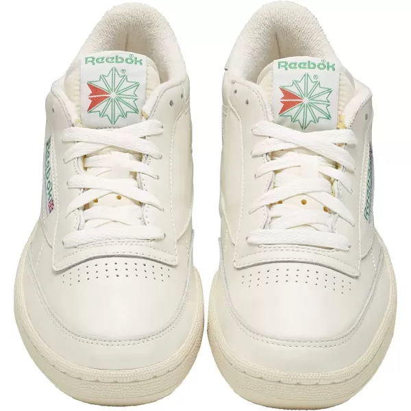 imageReebok Mens Club C 85 SneakerTopchalkPaperwhiteGlen Green
