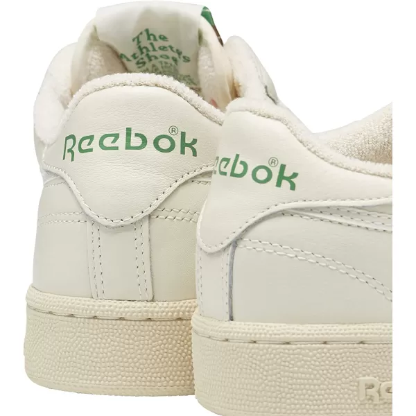 imageReebok Mens Club C 85 SneakerTopchalkPaperwhiteGlen Green