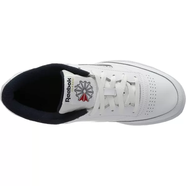 imageReebok Mens Club C 85 SneakerWhite Intense WhiteNavy 0