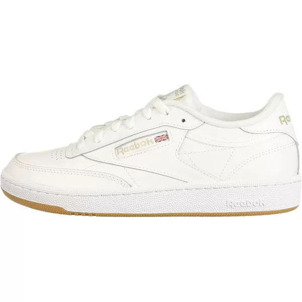imageReebok Mens Club C 85 SneakerWhite WhiteLight GreyGum 0
