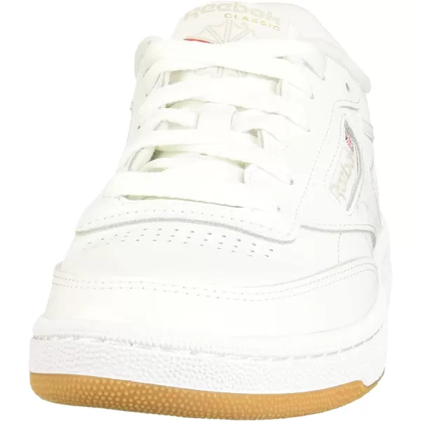 imageReebok Mens Club C 85 SneakerWhite WhiteLight GreyGum 0