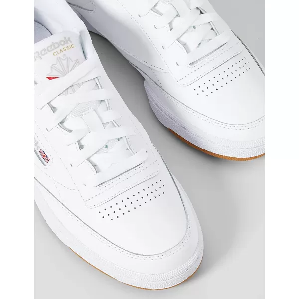 imageReebok Mens Club C 85 SneakerWhite WhiteLight GreyGum 0
