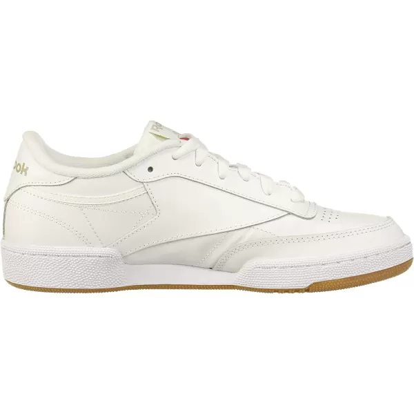 imageReebok Mens Club C 85 SneakerWhite WhiteLight GreyGum 0