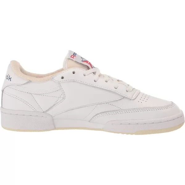 imageReebok Mens Club C 85 SneakerWhiteAlabasterVector Blue