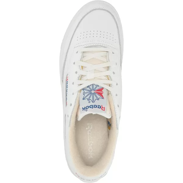 imageReebok Mens Club C 85 SneakerWhiteAlabasterVector Blue