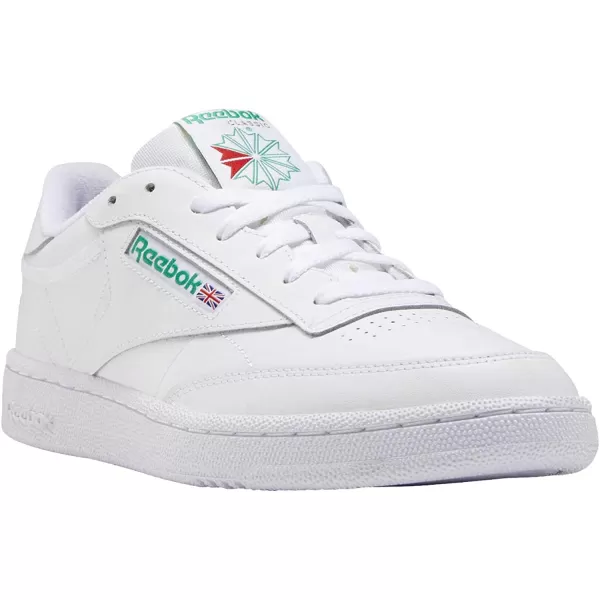 imageReebok Mens Club C 85 SneakerWhiteGreen