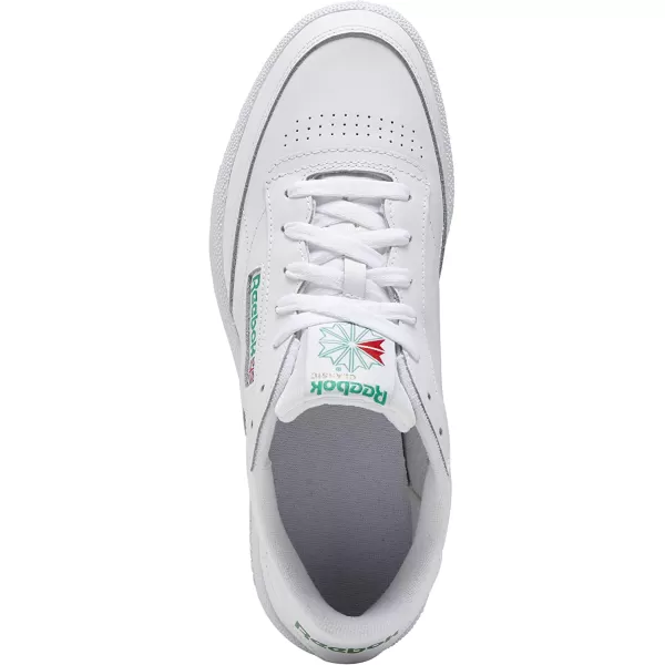 imageReebok Mens Club C 85 SneakerWhiteGreen