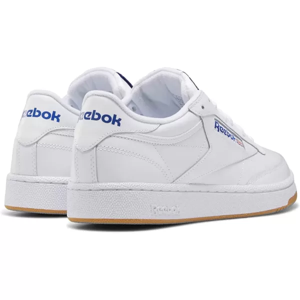 imageReebok Mens Club C 85 SneakerWhiteRoyalgum