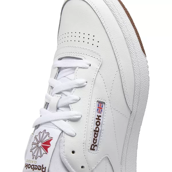 imageReebok Mens Club C 85 SneakerWhiteTrail Brown