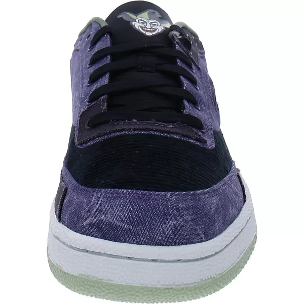 imageReebok Mens Club C 85 Vegan SneakersDc ComicsPurple ShadeSpirit White