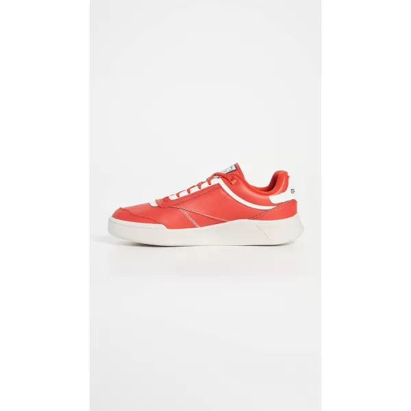 imageReebok Mens Club C 85 Vegan SneakersInstinct RedChalk