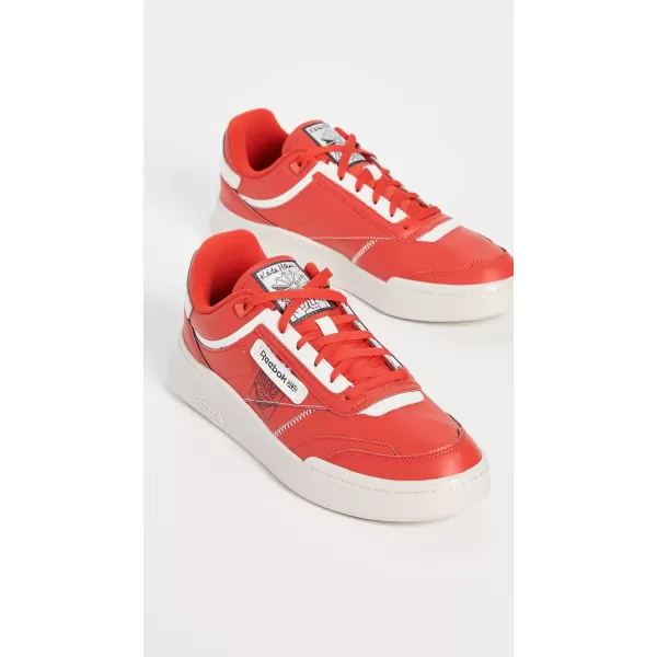 imageReebok Mens Club C 85 Vegan SneakersInstinct RedChalk