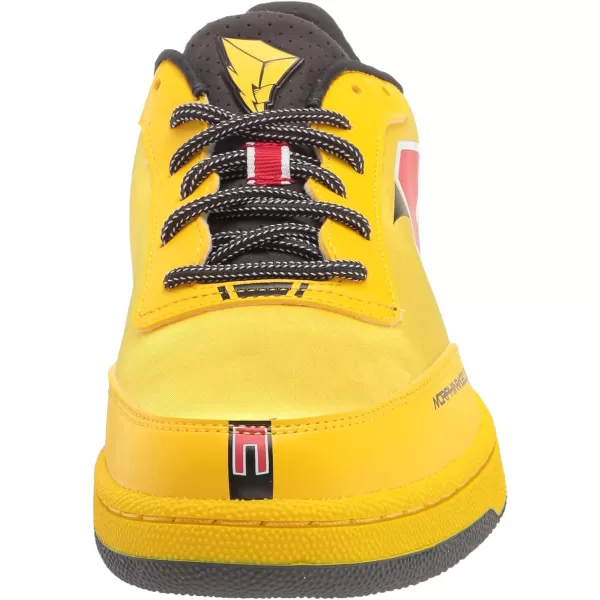 imageReebok Mens Club C 85 Vegan SneakersPower Rangers YellowRed