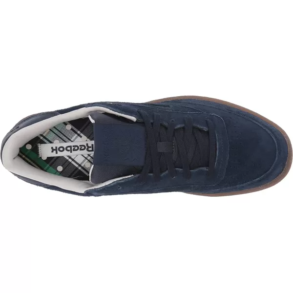 imageReebok Mens Club C Sneaker  Collegiate NavySand StoneChalkgum