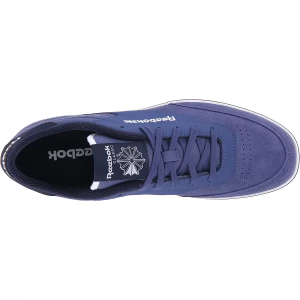 imageReebok Mens Club C Sneaker  Midnight BlueWhiteColle
