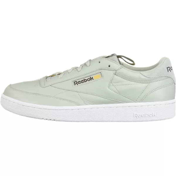 imageReebok Mens Club C Sneaker  Sea SprayWhiteLush EarthGoldMineral Dust
