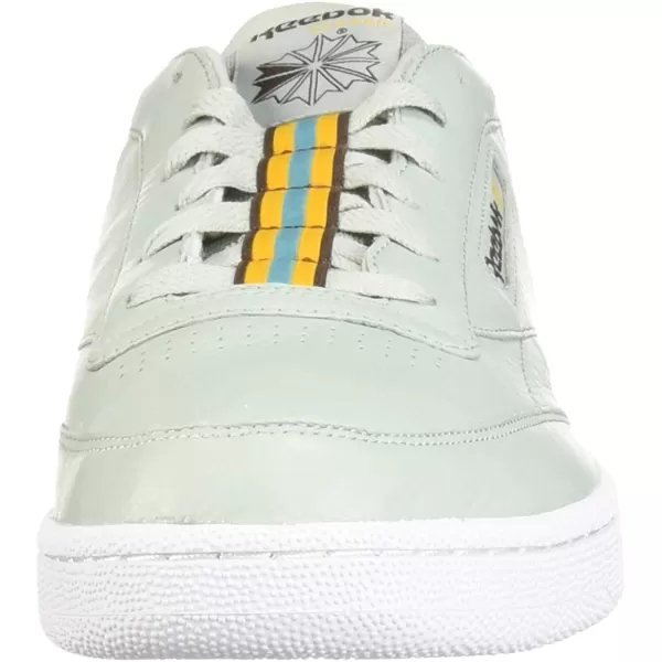 imageReebok Mens Club C Sneaker  Sea SprayWhiteLush EarthGoldMineral Dust