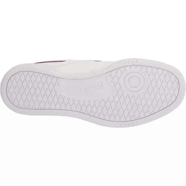 imageReebok Mens Club C Sneaker WhiteCin StockaltBurgundy