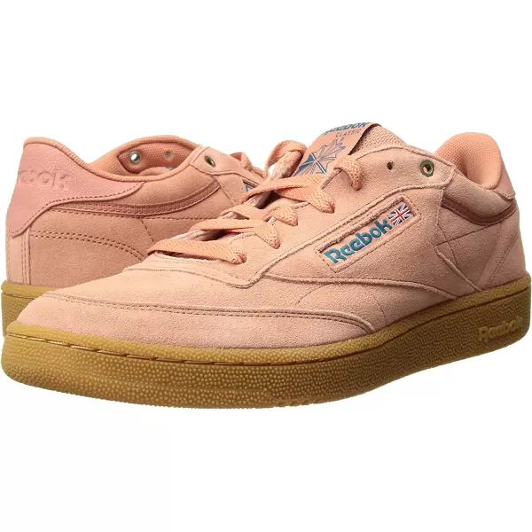 imageReebok Mens Club C Sneaker in Apricot Teal and Gum