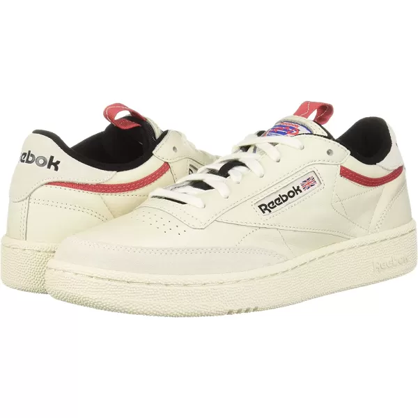 imageReebok Mens Club C Sneaker in Chalk Coal and Chrysanthemum
