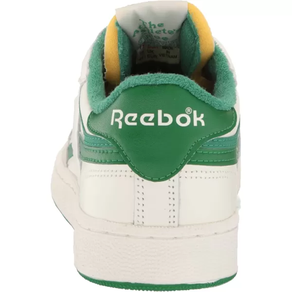 imageReebok Mens Club C Sneaker in Chalk White and Glen Green