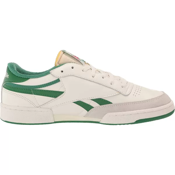 imageReebok Mens Club C Sneaker in Chalk White and Glen Green