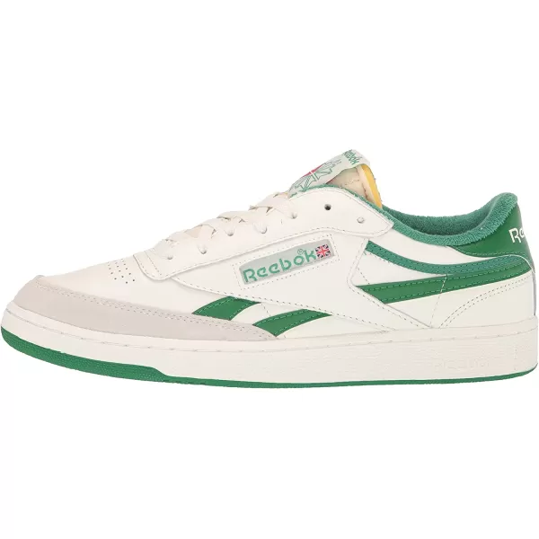 imageReebok Mens Club C Sneaker in Chalk White and Glen Green