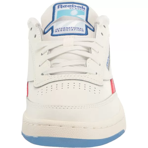 imageReebok Mens Club C Sneaker in ChalkVector RedCourt Blue