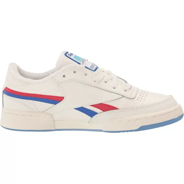 imageReebok Mens Club C Sneaker in ChalkVector RedCourt Blue