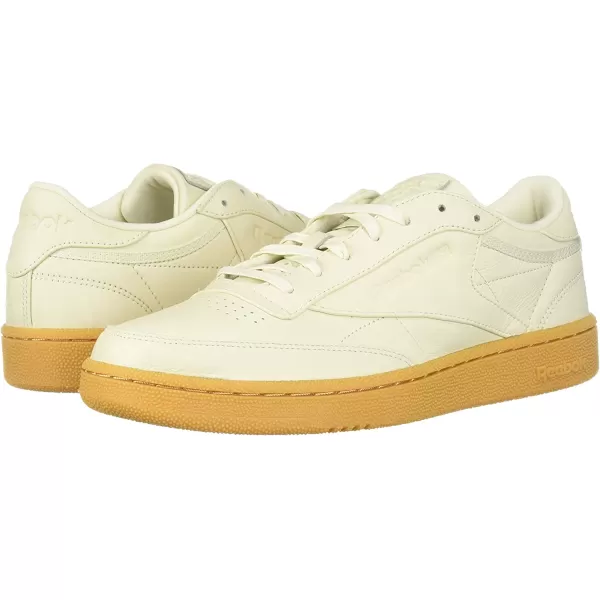 imageReebok Mens Club C Sneaker in Classic White and Gum
