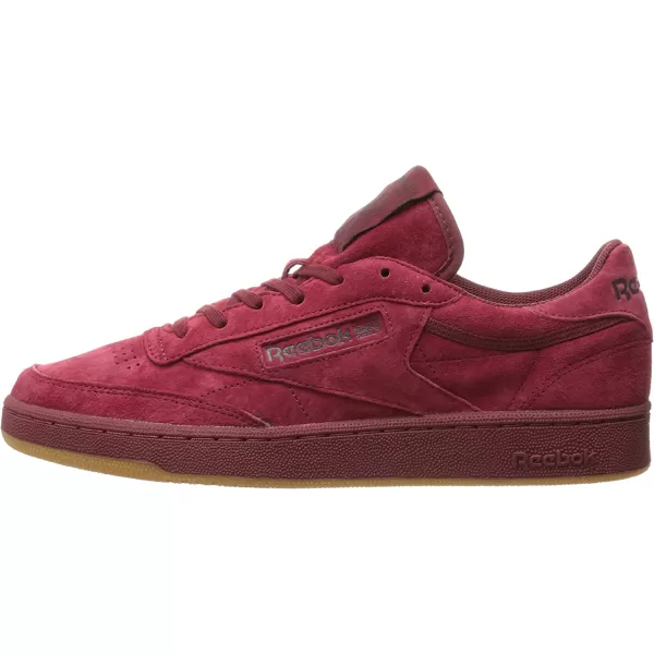 imageReebok Mens Club C Sneaker in Collegiate Burgundy and Dark Red