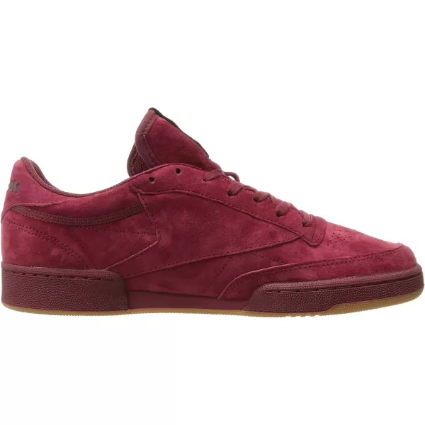 imageReebok Mens Club C Sneaker in Collegiate Burgundy and Dark Red