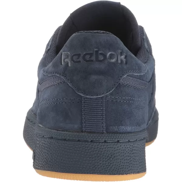 imageReebok Mens Club C Sneaker in Collegiate Navy and Night Navy with a Gum Sole