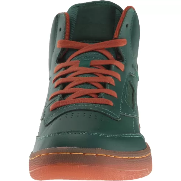 imageReebok Mens Club C Sneaker in Flannel Green Ginger Pprwht and Rbk Brassgum