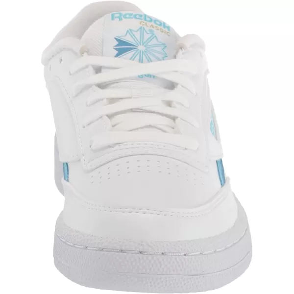 imageReebok Mens Club C Sneaker in Ftwr White Digital Blue and Essential Blue