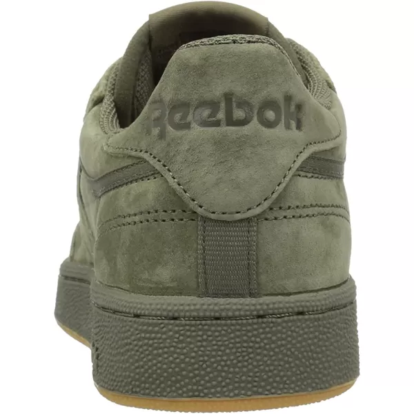 imageReebok Mens Club C Sneaker in Hunter Green and Poplar Green