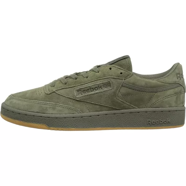 imageReebok Mens Club C Sneaker in Hunter Green and Poplar Green