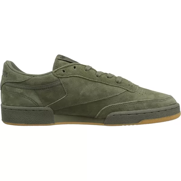 imageReebok Mens Club C Sneaker in Hunter Green and Poplar Green