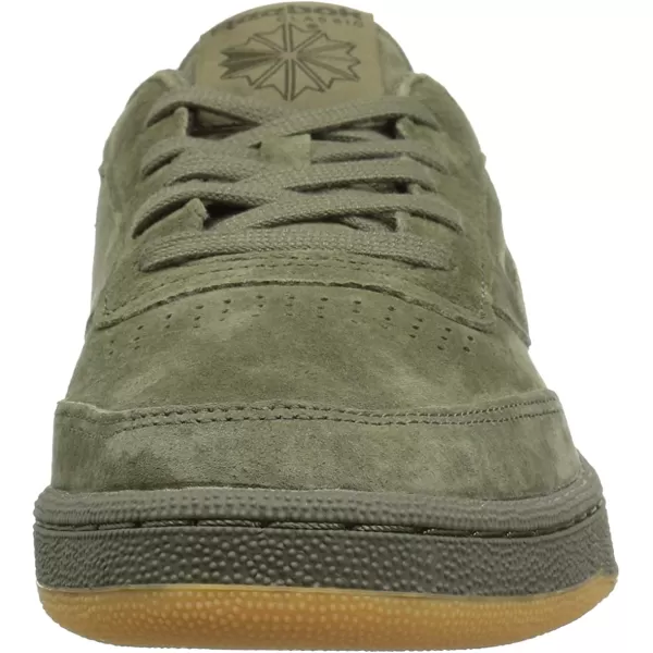 imageReebok Mens Club C Sneaker in Hunter Green and Poplar Green