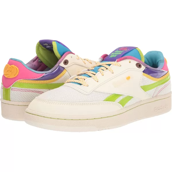 imageReebok Mens Club C Sneaker in Jelly Belly Cream White Sonic Green and Radiant Aqua