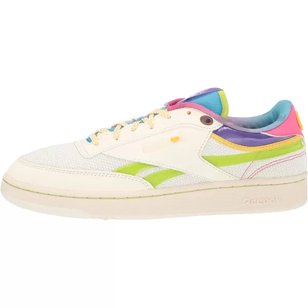 imageReebok Mens Club C Sneaker in Jelly Belly Cream White Sonic Green and Radiant Aqua