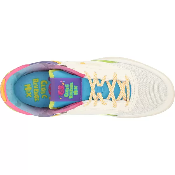 imageReebok Mens Club C Sneaker in Jelly Belly Cream White Sonic Green and Radiant Aqua