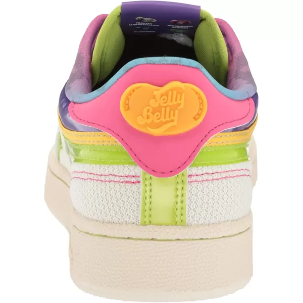 imageReebok Mens Club C Sneaker in Jelly Belly Cream White Sonic Green and Radiant Aqua