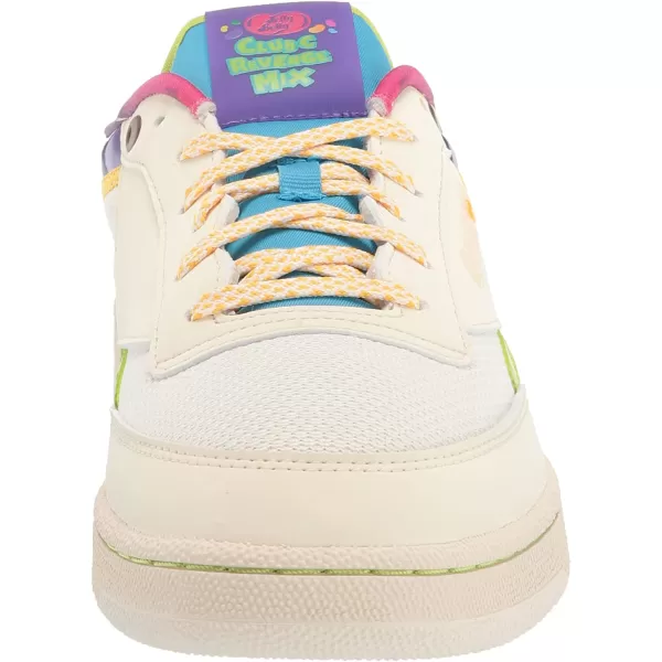 imageReebok Mens Club C Sneaker in Jelly Belly Cream White Sonic Green and Radiant Aqua