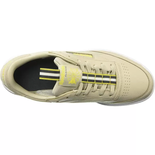 imageReebok Mens Club C Sneaker in Light Sand White Lemon and Grey