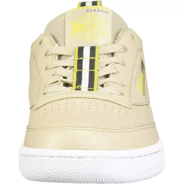 imageReebok Mens Club C Sneaker in Light Sand White Lemon and Grey