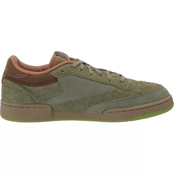 imageReebok Mens Club C Sneaker in National GeographicTerrain ThemeWashed Green